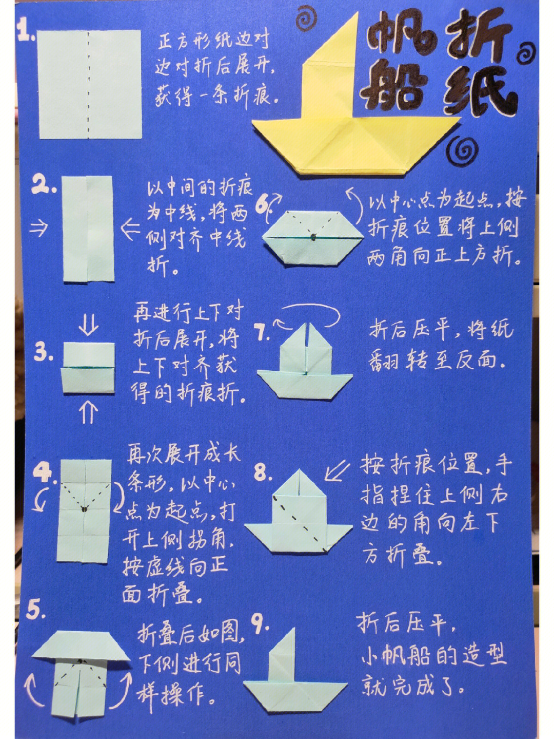 最新折纸艺术教程，一步步教你掌握折纸艺术折船方法详解
